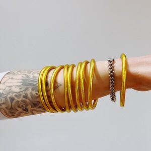 NWOT BudhaGirl All Weather Bangles Size Small